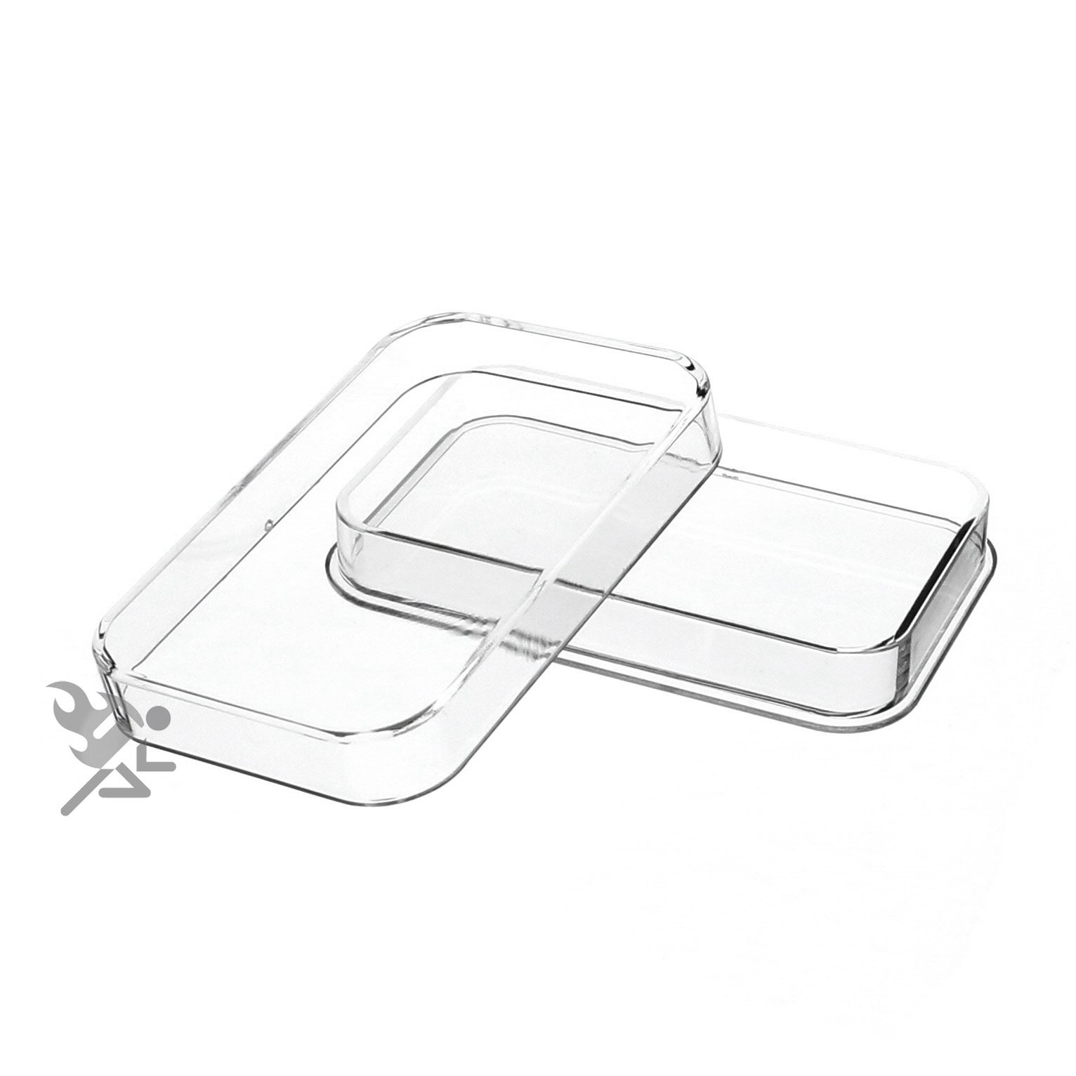 environ 141.75 g Air-Tite marque Direct Fit Capsule Support pour Silver bars Lot de deux 5 oz
